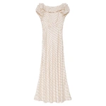 Doen Emerence Dress in Crème Portia Dot | Maxi Dresses | Coveti