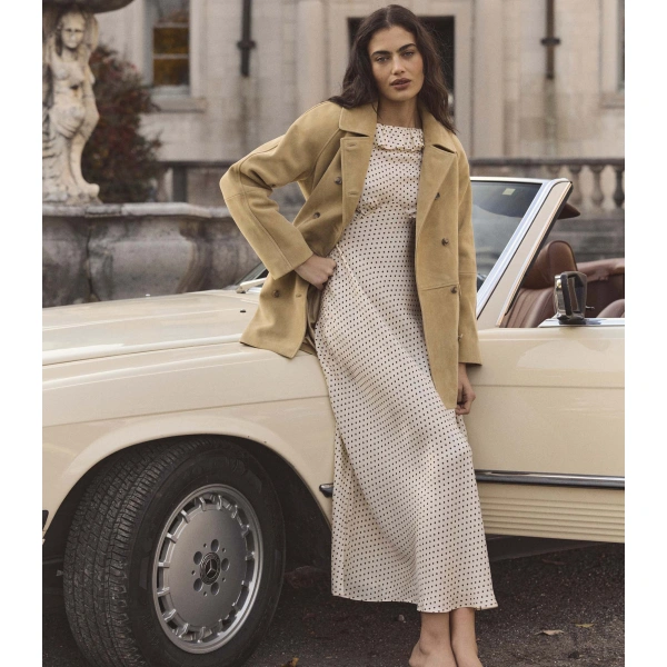 Doen Emerence Dress in Crème Portia Dot | Maxi Dresses | Coveti, view 6