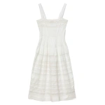 Doen Esmée Dress in Salt | Midi Dresses | Coveti