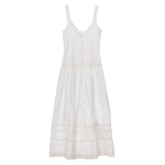 Doen Esperance Dress in Salt | Midi Dresses | Coveti