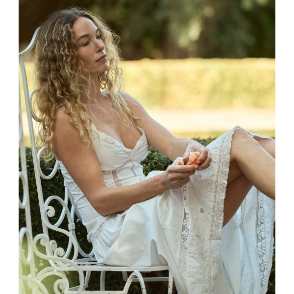 Doen Esperance Dress in Salt | Midi Dresses | Coveti, view 3