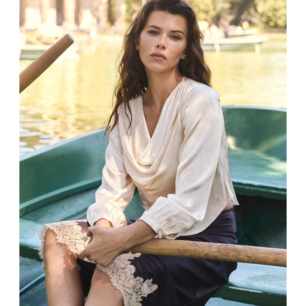 Doen Espoir Top in Candlelight | Long Sleeve Tops | Coveti, view 4