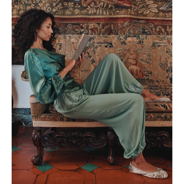 Doen Espoir Top in Laurel | Long Sleeve Tops | Coveti, view 5