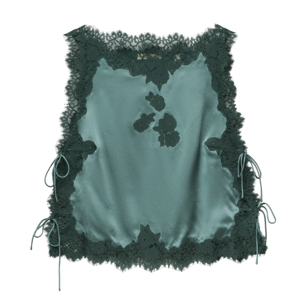 Evania Top in Dulac Green