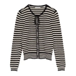 Doen Everlyn Cardigan in Sidonie Stripe | Cardigans | Coveti
