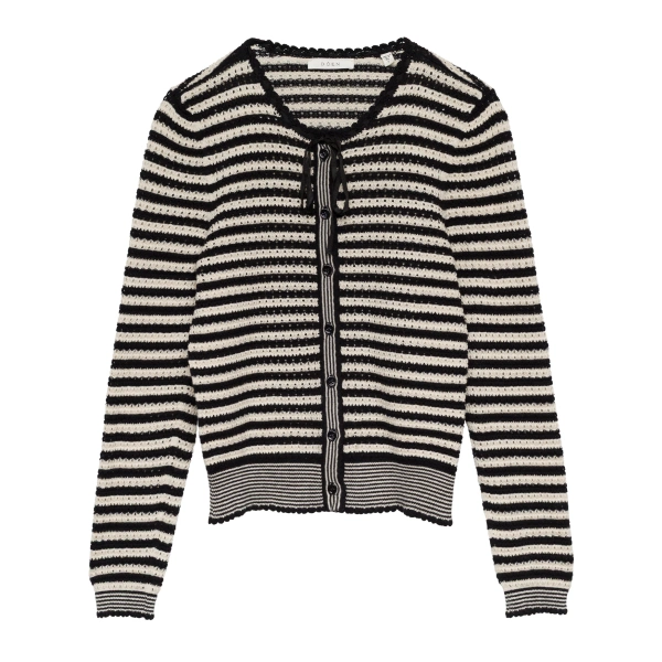 Everlyn Cardigan in Sidonie Stripe