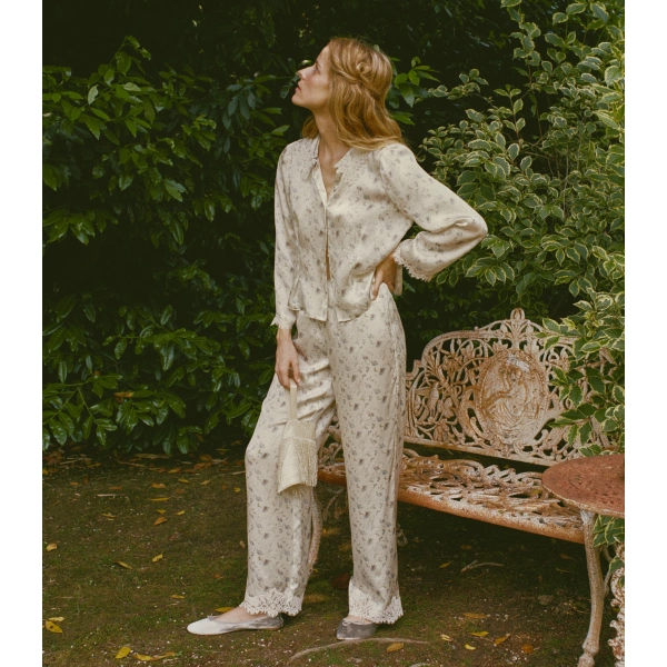 Doen Felise Pant in Camellia Bloom | Pyjamas | Coveti, view 3