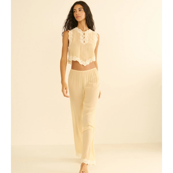 Doen Felise Pant in Shell | Pants | Coveti, view 4