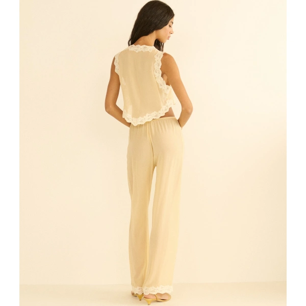 Doen Felise Pant in Shell | Pants | Coveti, view 5