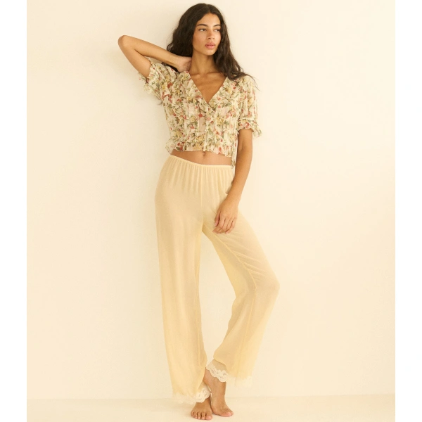 Doen Felise Pant in Shell | Pants | Coveti, view 6