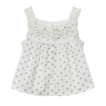 Doen Fidella Top in Petit Posy Calico | Blouses | Coveti