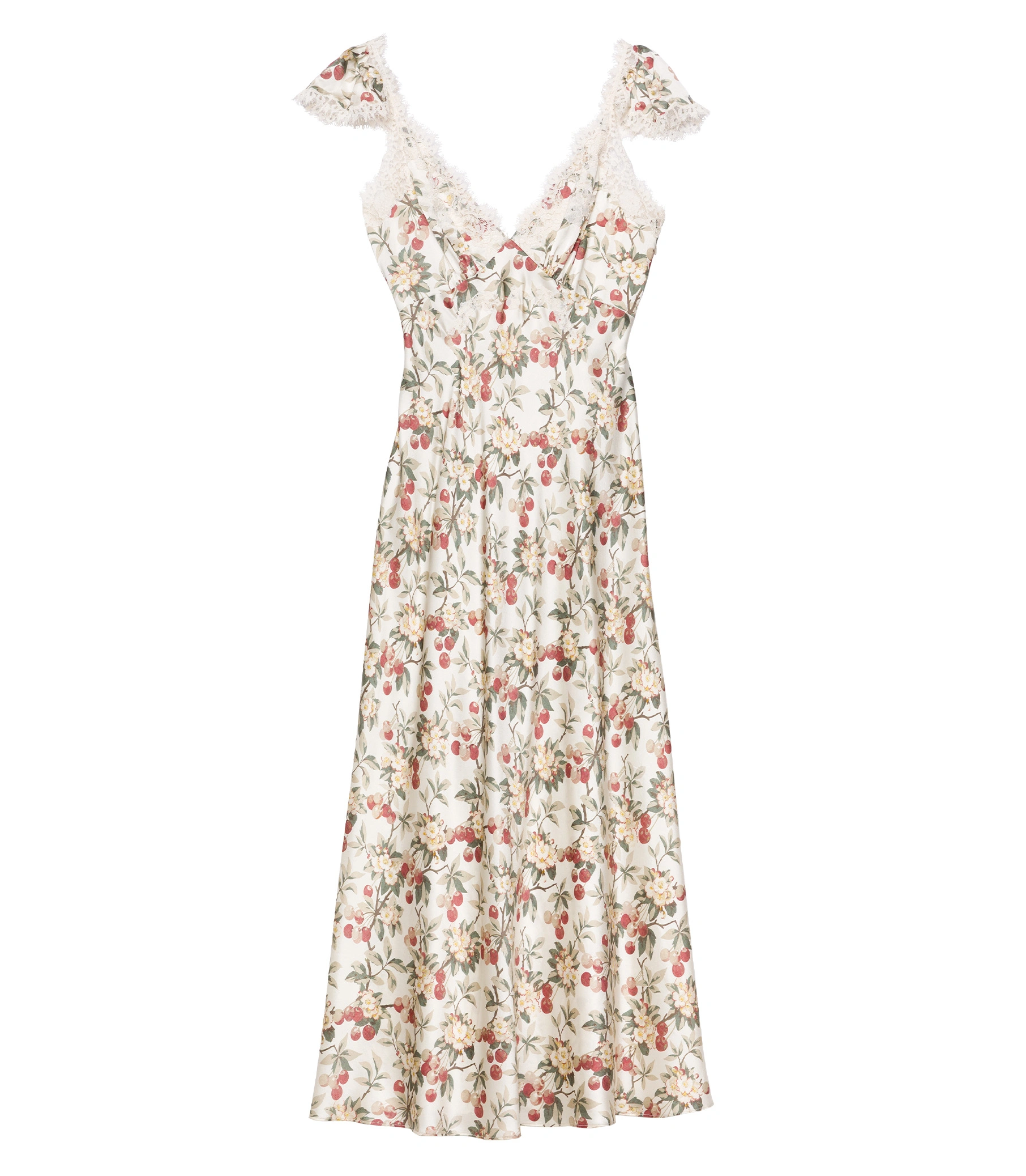 Doen Fiona Dress in Cerise et Fleur Doen Fiona Dress in Cerise et Fleur | Midi Dresses | Coveti
