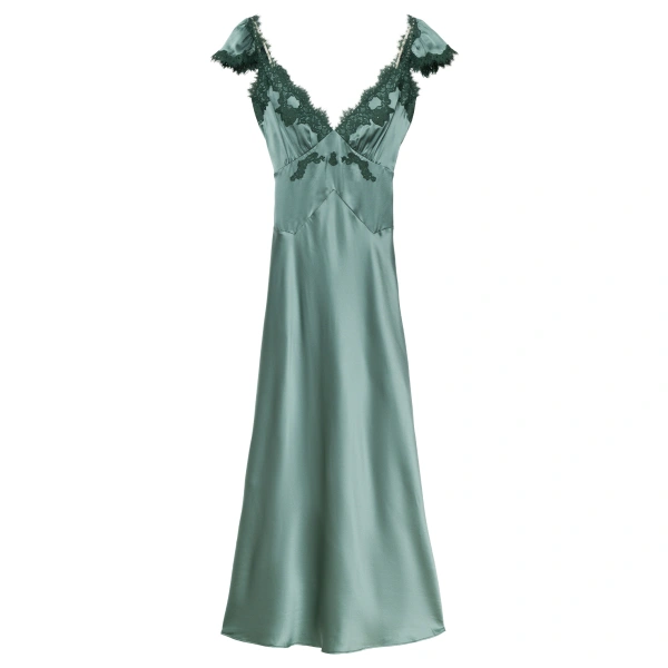 Doen Fiona Dress in Dulac Green | Maxi Dresses | Coveti