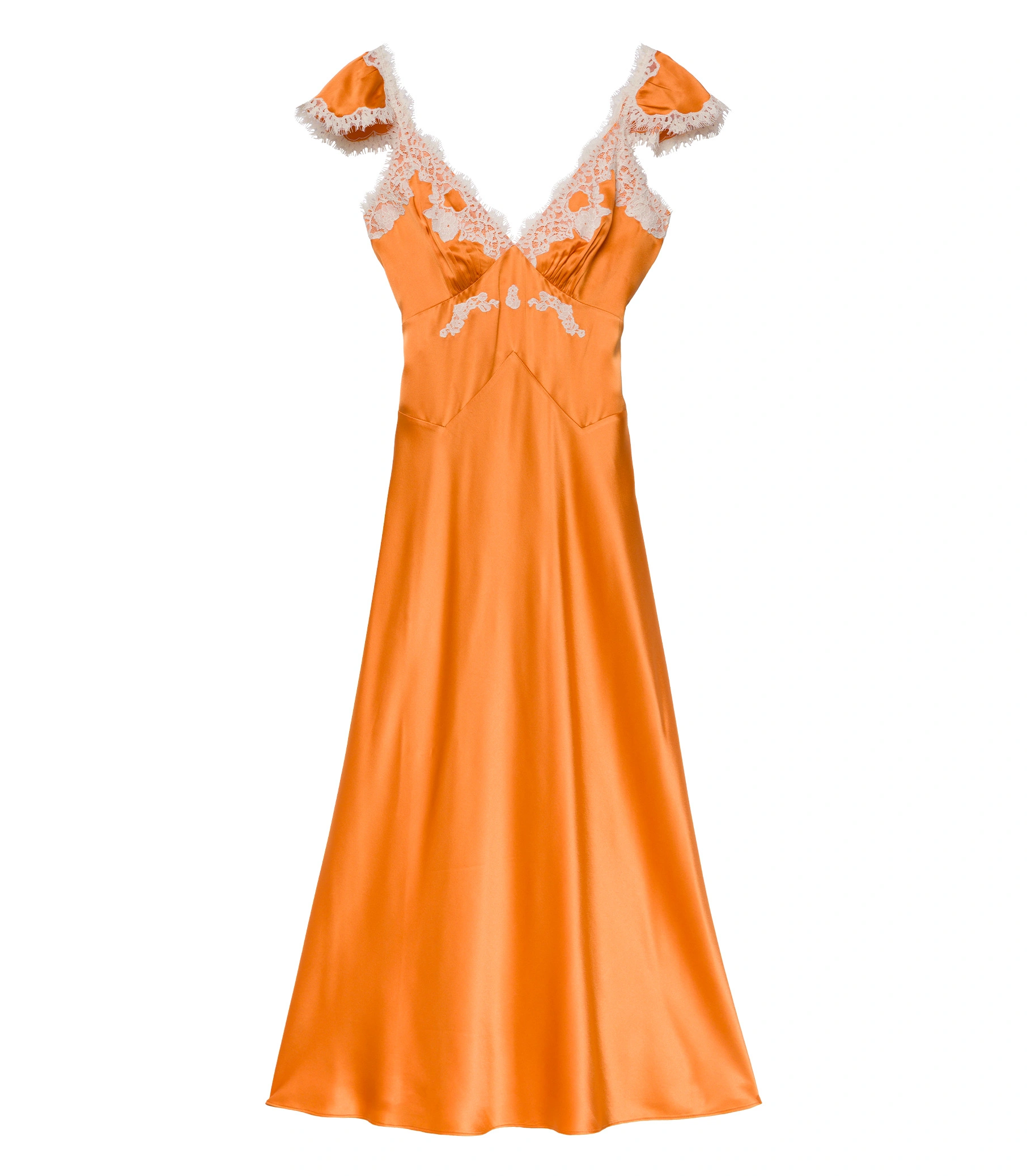 Doen Fiona Dress in Tangerine Doen Fiona Dress in Tangerine | Midi Dresses | Coveti