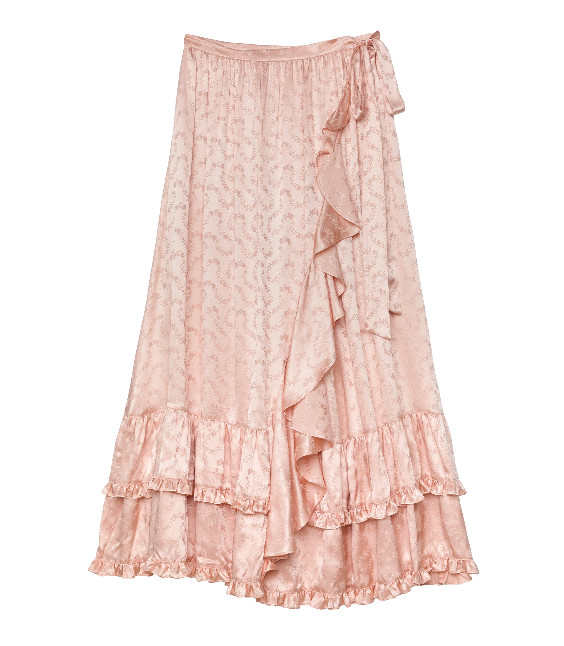 Doen Fiorenza Skirt in Peach Sorbet Doen Fiorenza Skirt in Peach Sorbet | Midi Skirts | Coveti