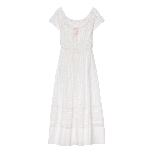 Georgiana Dress in Salt
