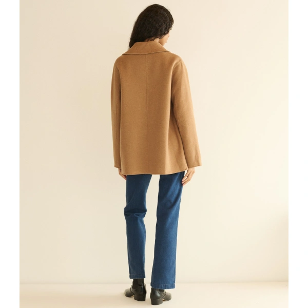 Doen Germain Coat in Light Khaki | Coats | Coveti, view 6