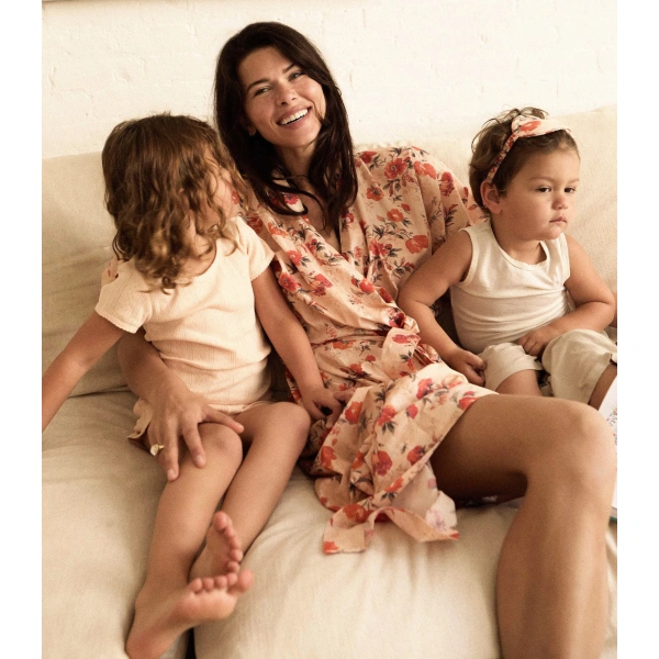 Doen Gisela Robe in Tulip Posy | Robes | Coveti, view 3