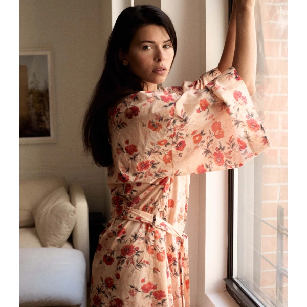Doen Gisela Robe in Tulip Posy | Robes | Coveti, view 4