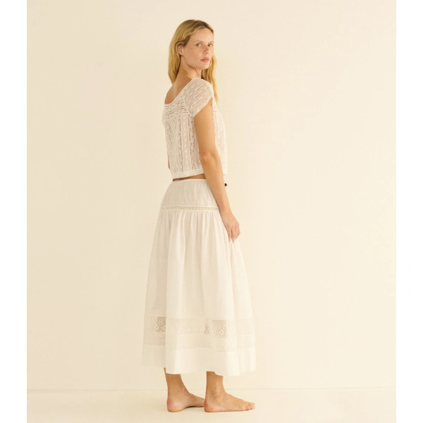 Doen Greta Top in Salt | Blouses | Coveti, view 4