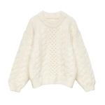 Doen Hallstatt Sweater in Ivory | Sweaters | Coveti