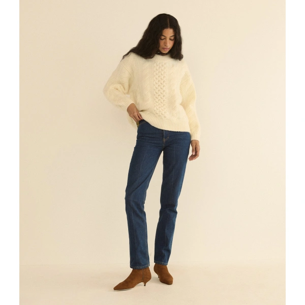 Doen Hallstatt Sweater in Ivory | Sweaters | Coveti, view 4