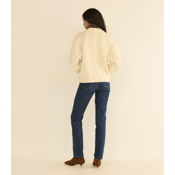 Doen Hallstatt Sweater in Ivory | Sweaters | Coveti, view 5