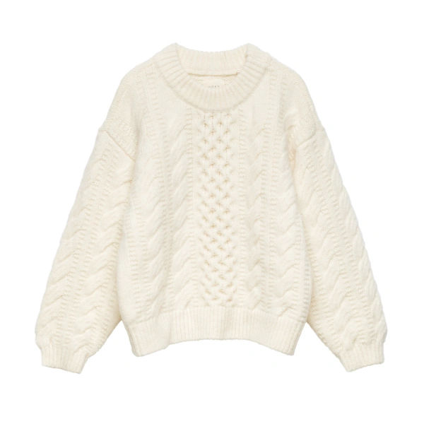 Doen Hallstatt Sweater in Ivory | Sweaters | Coveti