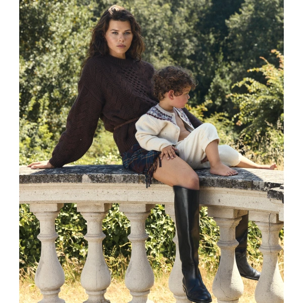 Doen Hallstatt Sweater in Sycamore Bark | Sweaters | Coveti, view 2