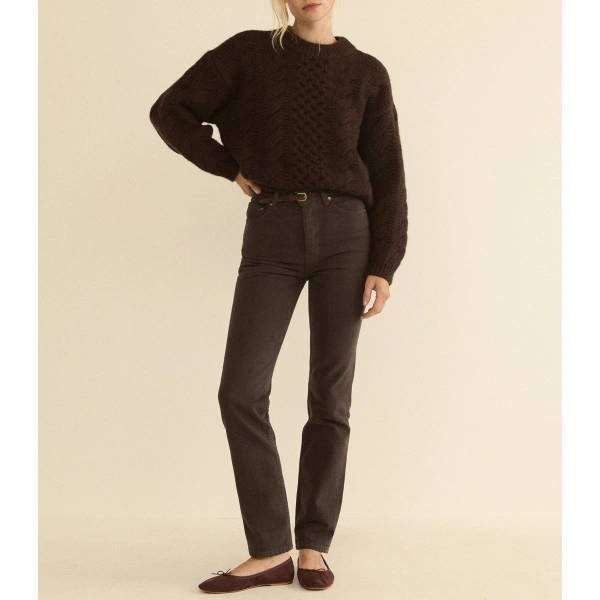 Doen Hallstatt Sweater in Sycamore Bark | Sweaters | Coveti, view 3