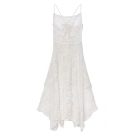 Doen Handkerchief Anniversary Dress in Salt | Midi Dresses | Coveti