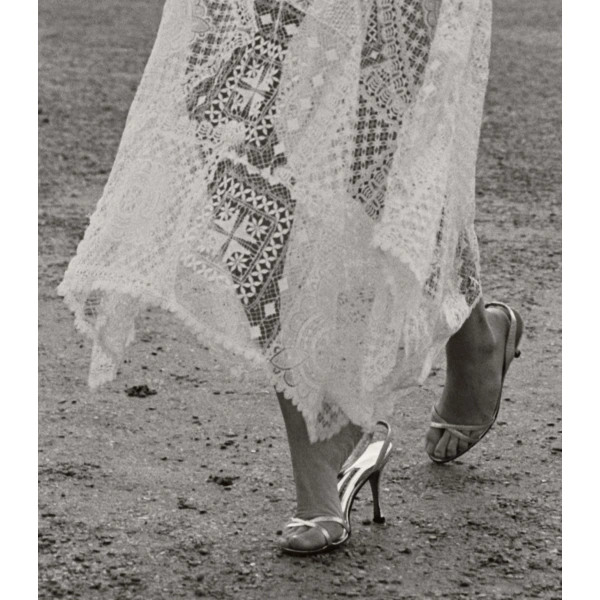 Doen Handkerchief Anniversary Dress in Salt | Midi Dresses | Coveti, view 4