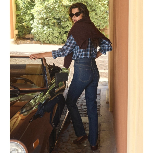 Doen Hardy Top in Valmont Plaid | Blouses | Coveti, view 6