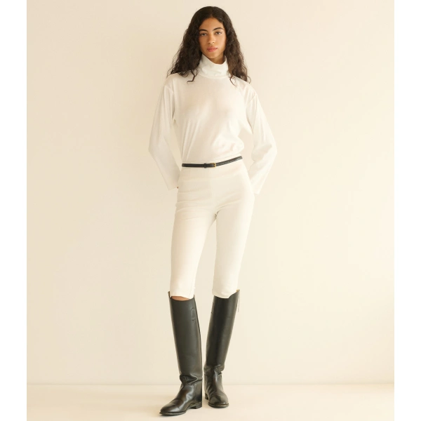 Doen Hawthorn Turtleneck in Salt | Turtlenecks | Coveti, view 5
