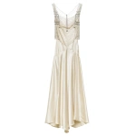 Doen Hedy Dress in Egret | Midi Dresses | Coveti