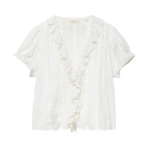 Doen Helena Top in Salt | Blouses | Coveti