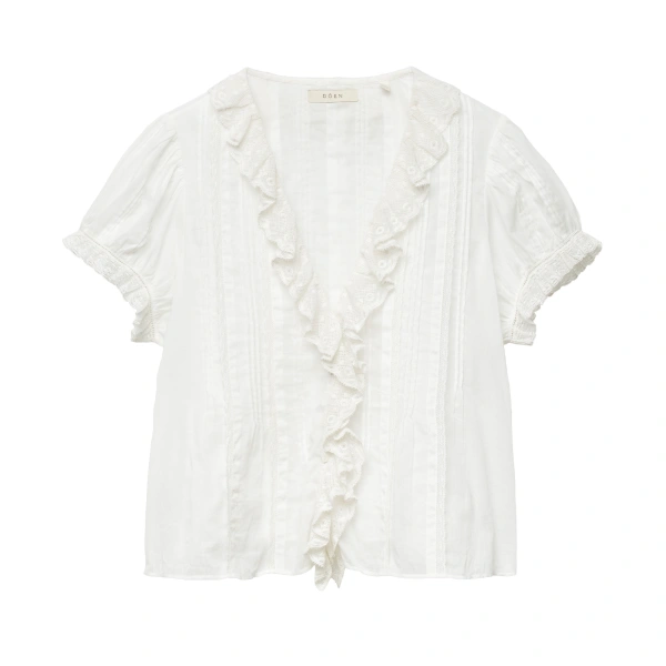 Doen Helena Top in Salt | Blouses | Coveti
