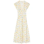 Doen Helia Dress in Dahlia Floral | Midi Dresses | Coveti