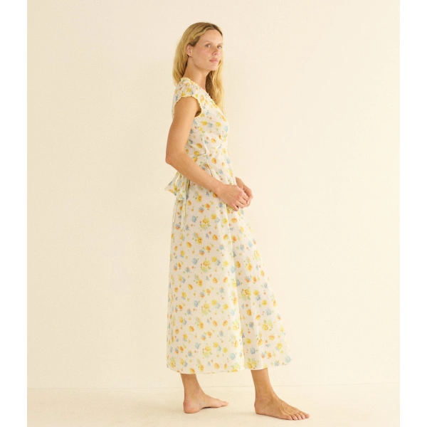 Doen Helia Dress in Dahlia Floral | Midi Dresses | Coveti, view 4