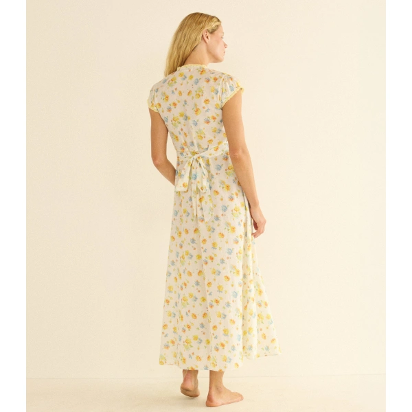 Doen Helia Dress in Dahlia Floral | Midi Dresses | Coveti, view 5