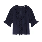 Doen Henri Top in Adriatic | Blouses | Coveti