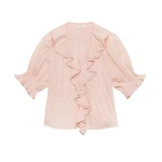 Doen Henri Top in Blush | Blouses | Coveti