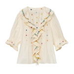 Doen Hettie Top in Candlelight | Blouses | Coveti