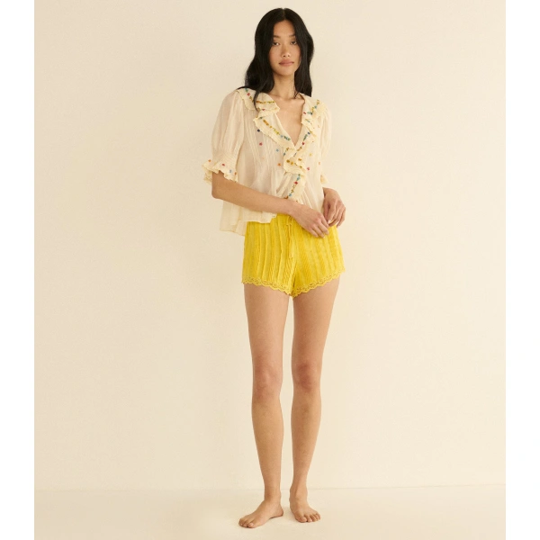 Doen Hettie Top in Candlelight | Blouses | Coveti, view 5