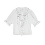 Doen Hettie Top in Salt | Blouses | Coveti