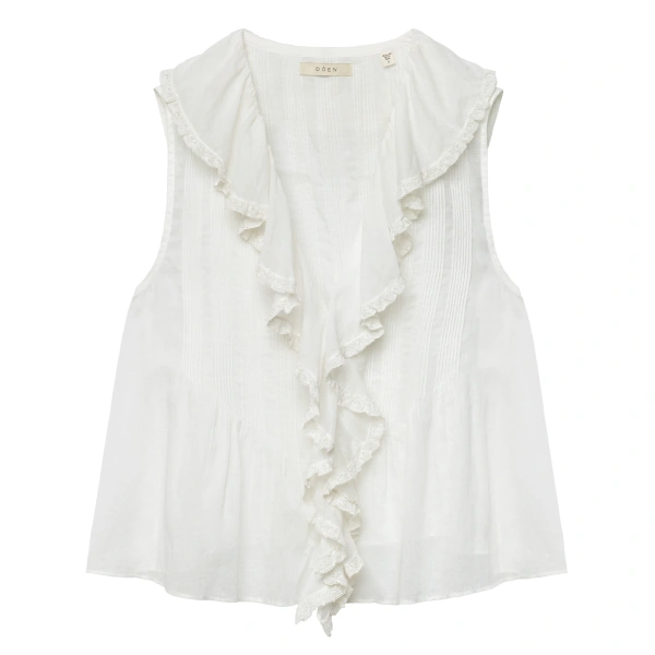Doen Hilda Top in Salt | Blouses | Coveti