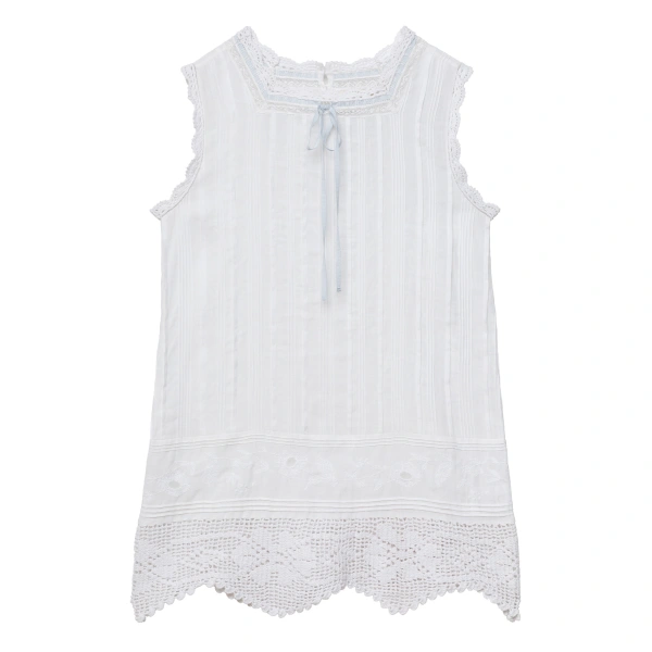 Doen Hilde Dress in Salt | Midi Dresses | Coveti