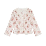 Doen Hillock Top in Ivory Lantana Floral | Long Sleeve Tops | Coveti