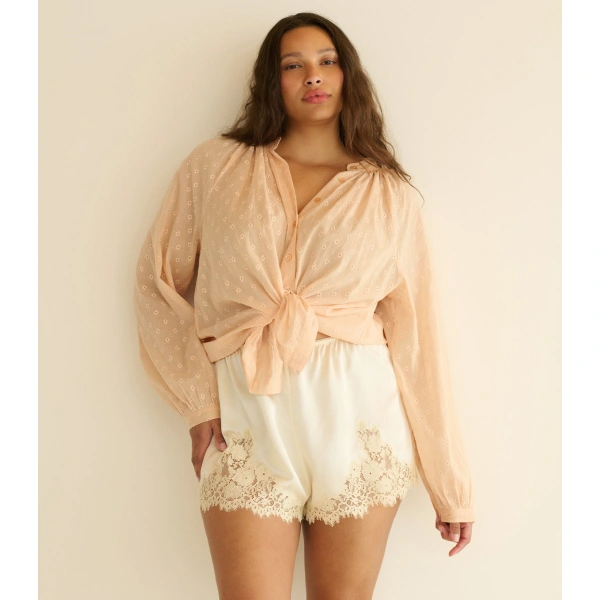 Doen Iona Short in Sea Salt | Shorts | Coveti, view 4
