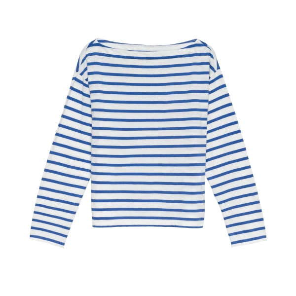Irene Tee in Bleu Breton Stripe